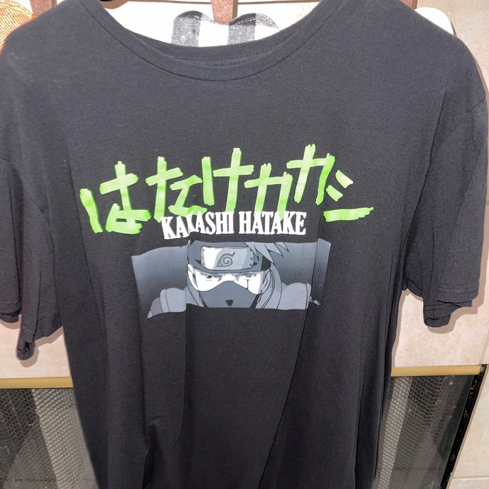 Kakashi Hatake black and green shirt #Naruto